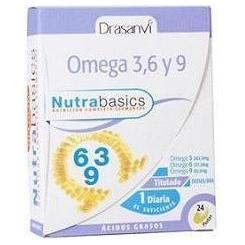 Omega 3-6-9 24 Perlas Nutrabasics | Drasanvi - Dietetica Ferrer