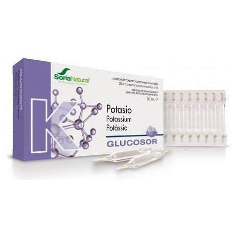 Glucosor Potasio 28 Ampollas | Soria Natural - Dietetica Ferrer