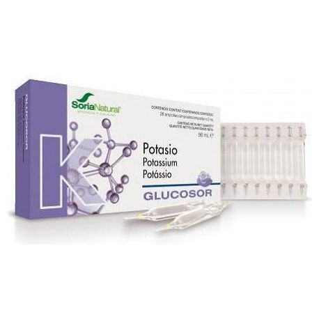 Glucosor Potasio 28 Ampollas | Soria Natural - Dietetica Ferrer