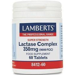 Complejo de Lactasa 350 mg 60 Tabletas | Lamberts - Dietetica Ferrer