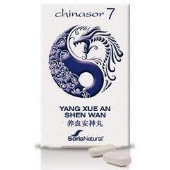 Chinasor 7 Yang Xue An Shen Wan 30 Comprimidos | Soria Natural - Dietetica Ferrer