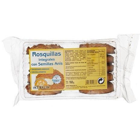 Rosquilla Integral con Anis 160 gr | Int Salim - Dietetica Ferrer