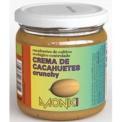 Crema de Cacahuete Crunchy Bio 330 gr | Monki - Dietetica Ferrer