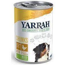 Trozos con Pollo para perros Bio 405 gr | Yarrah - Dietetica Ferrer