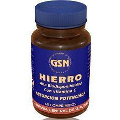 Hierro 60 Comprimidos | GSN - Dietetica Ferrer