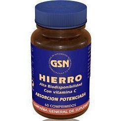 Hierro 60 Comprimidos | GSN - Dietetica Ferrer