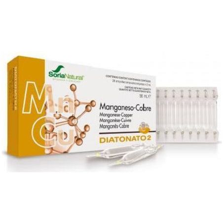 Diatonato 2 (Mn-Cu) 28 Ampollas | Soria Natural - Dietetica Ferrer