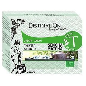 Te Verde Sencha Japon Bio 20 Bolsitas | Destination - Dietetica Ferrer