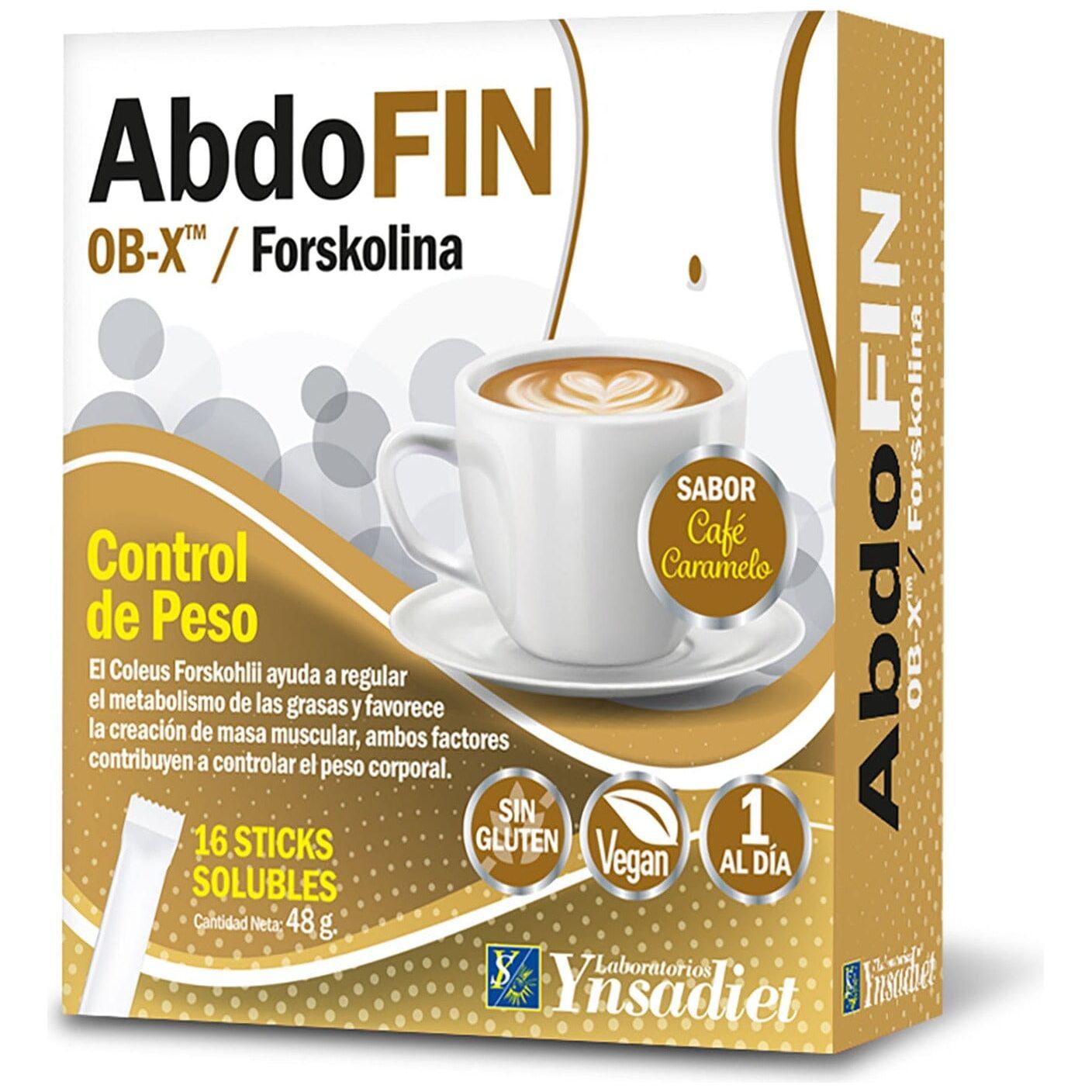 Abdofin Cafe Caramelo 16 sticks | Ynsadiet - Dietetica Ferrer
