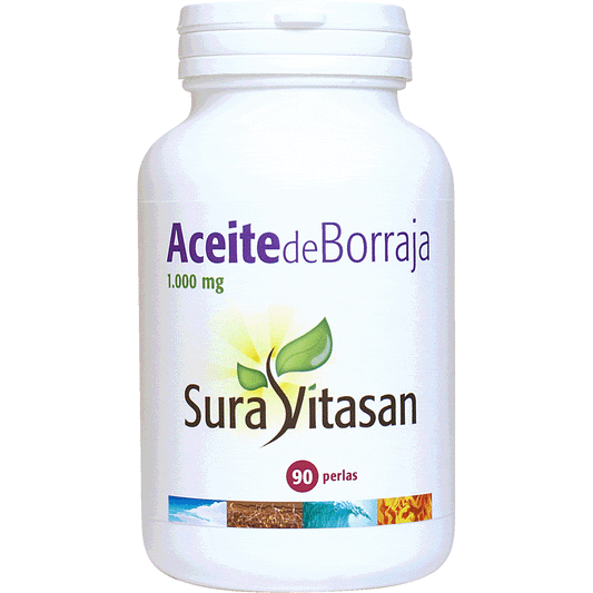 Aceite de Borraja 1000 mg 90 Perlas | Sura Vitasan - Dietetica Ferrer