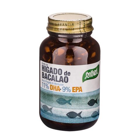 Aceite de Higado de Bacalao 120 Perlas | Santiveri - Dietetica Ferrer