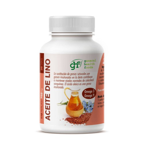 Aceite De Lino 110 Perlas | GHF - Dietetica Ferrer