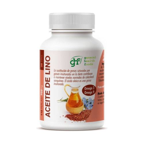 Aceite De Lino 110 Perlas | GHF - Dietetica Ferrer