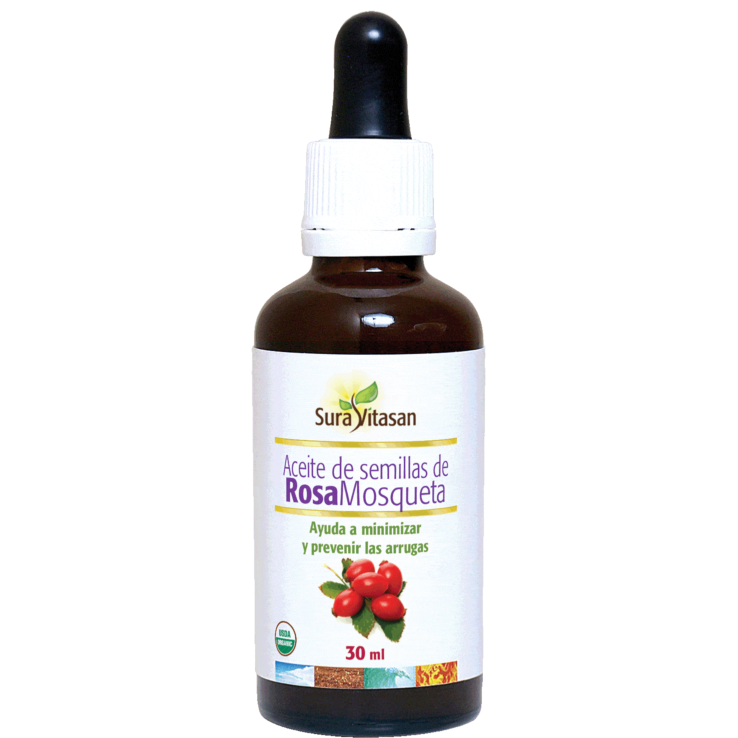 Aceite de Semillas de Rosa Mosqueta 30 ml | Sura Vitasan - Dietetica Ferrer