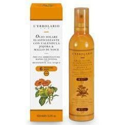 Aceite Solar Elastizante Calendula y Jojoba SPF 6 100 ml | L’Erbolario - Dietetica Ferrer