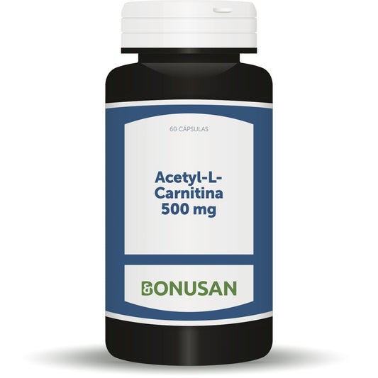 Acetyl L Carnitina 500 mg 60 Capsulas | Bonusan - Dietetica Ferrer