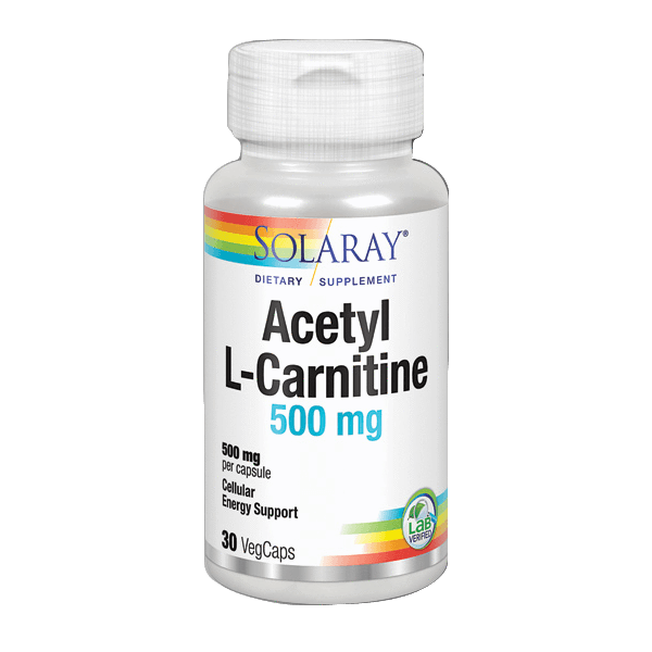 Acetyl L Carnitine 500 Mg 30 Capsulas | Solaray - Dietetica Ferrer