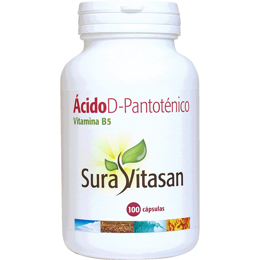 Acido D-Pantotenico 100 Capsulas | Sura Vitasan - Dietetica Ferrer