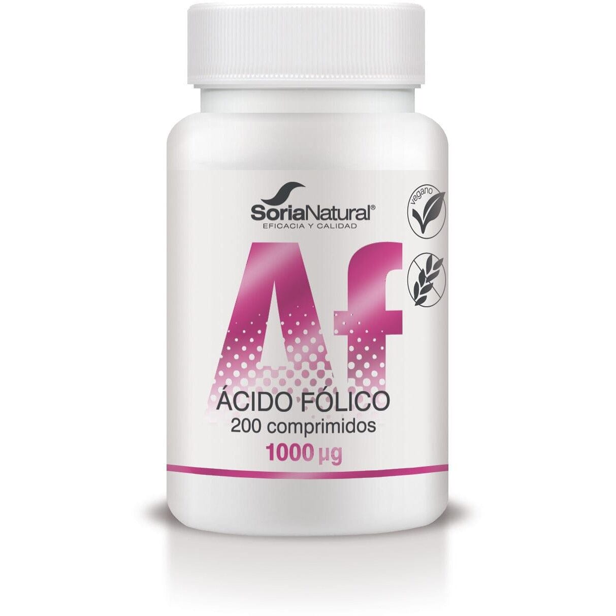 Acido Folico 200 Comprimidos | Soria Natural - Dietetica Ferrer