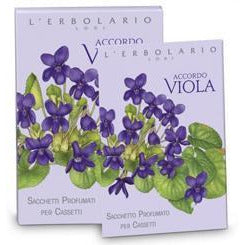 Acorde Viola Saquito Perfumado para Cajones 4 Unidades | L’Erbolario - Dietetica Ferrer
