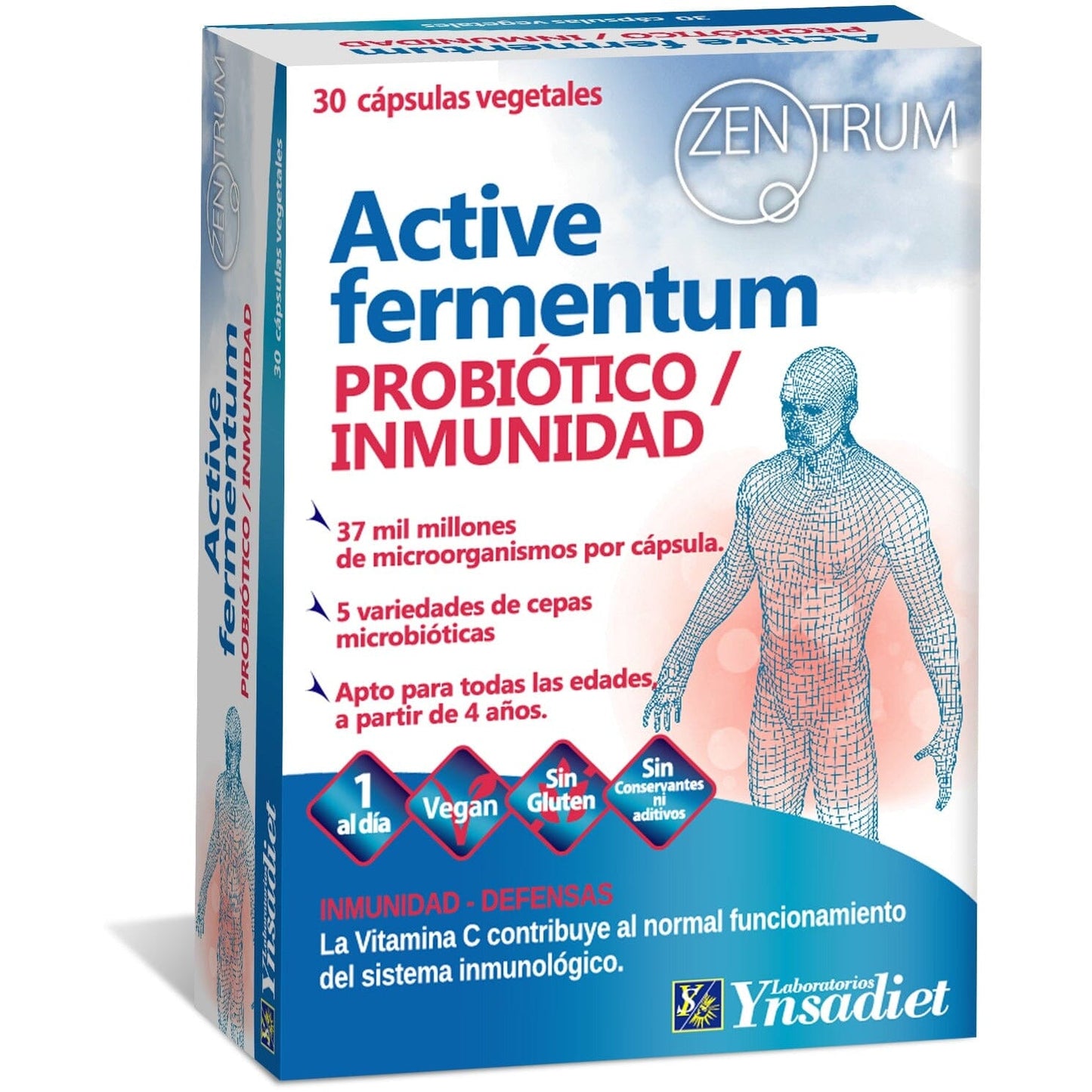 Active Fermentum Inmunidad 30 cápsulas | Ynsadiet - Dietetica Ferrer