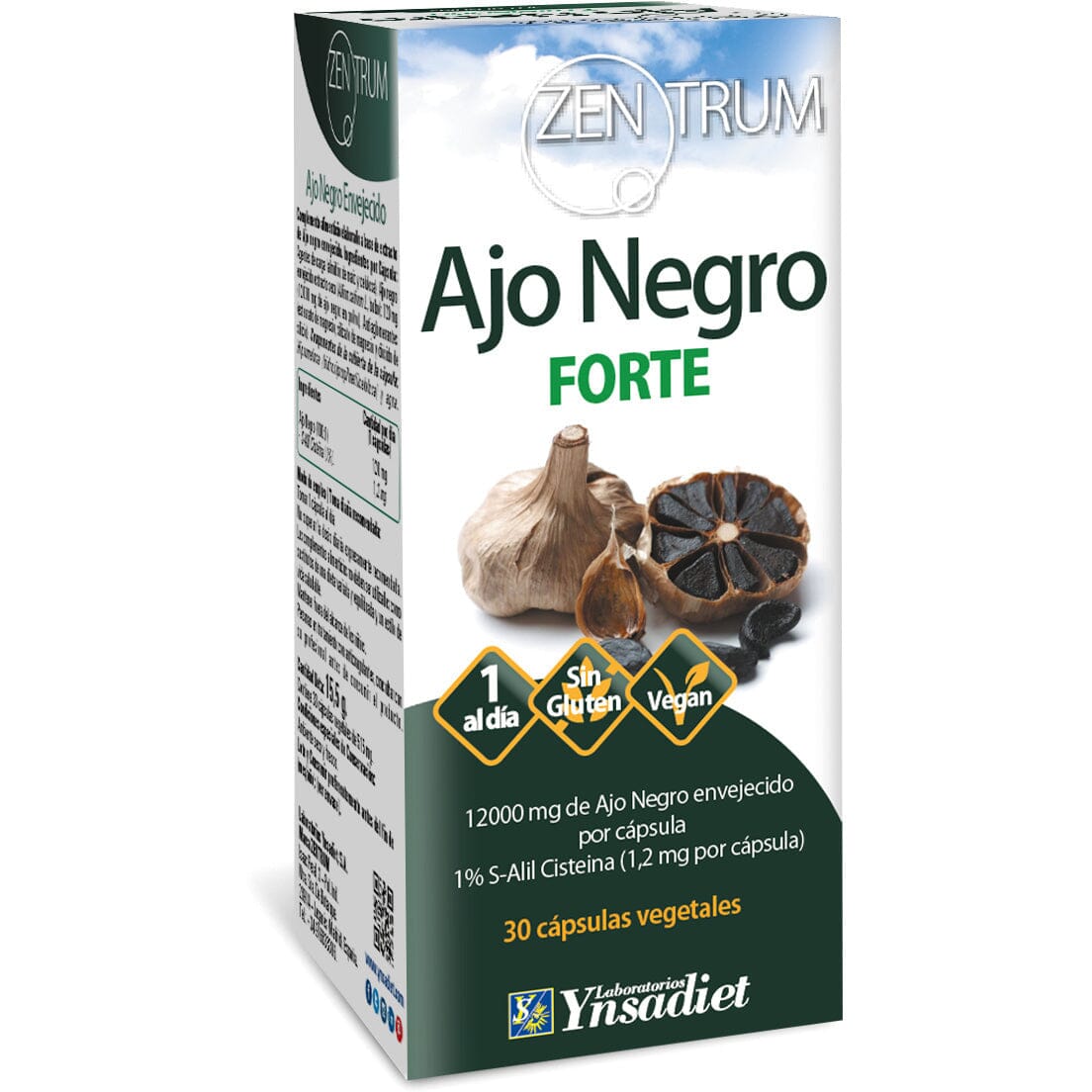 Ajo Negro Forte 30 cápsulas | Ynsadiet - Dietetica Ferrer