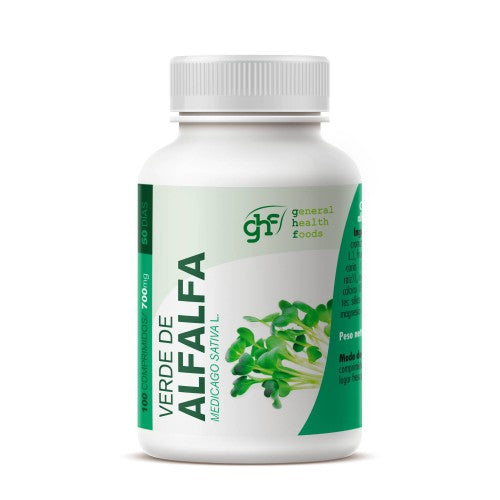 Verde de Alfalfa 100 Comprimidos | GHF - Dietetica Ferrer