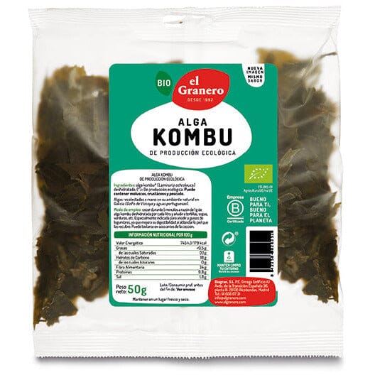 Alga Kombu Bio 50 gr | El Granero Integral - Dietetica Ferrer