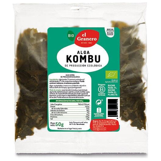 Alga Kombu Bio 50 gr | El Granero Integral - Dietetica Ferrer