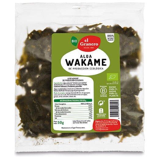 Alga Wakame Bio 50 gr | El Granero Integral - Dietetica Ferrer