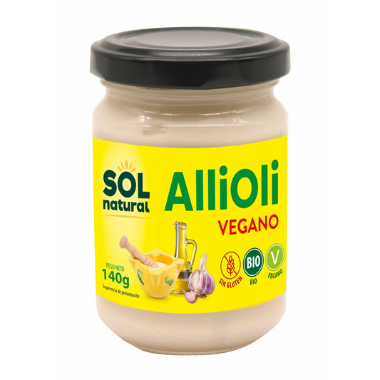 Allioli Vegano Bio 140 gr | Sol Natural - Dietetica Ferrer