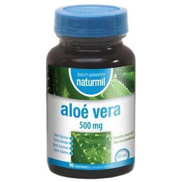 Aloe Vera 500 mg 90 Comprimidos | Naturmil - Dietetica Ferrer