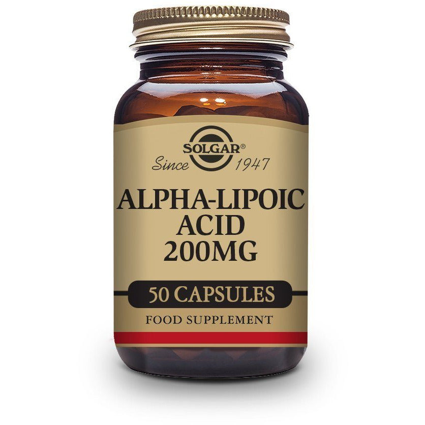 Alpha Lipoic Acid 200 Mg 50 Capsulas | Solgar - Dietetica Ferrer