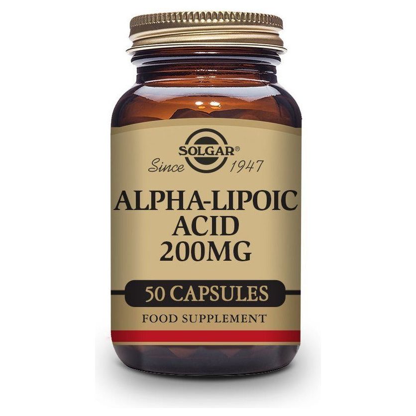 Alpha Lipoic Acid 200 Mg 50 Capsulas | Solgar - Dietetica Ferrer