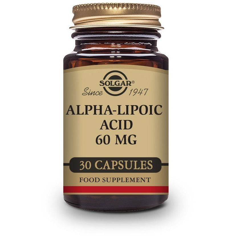 Alpha Lipoic Acid 60 Mg 30 Capsulas | Solgar - Dietetica Ferrer