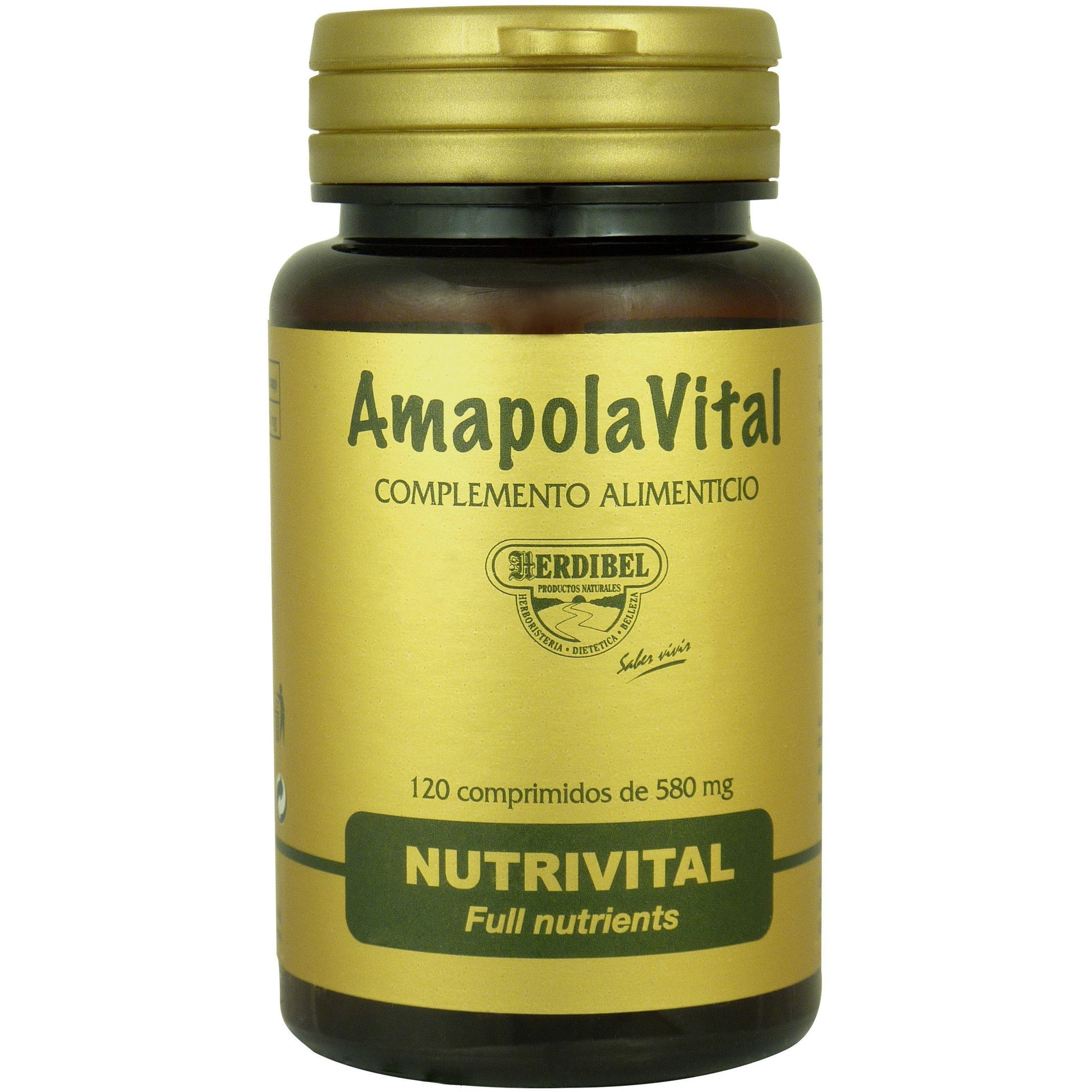 Amapolavital 120 Comprimidos | Herdibel - Dietetica Ferrer