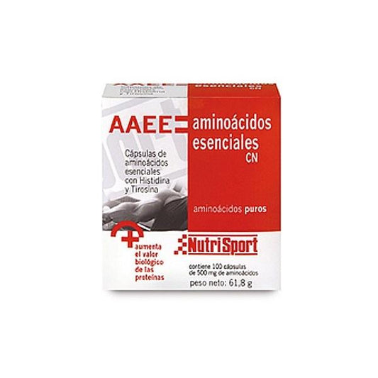 Aminoacidos Esenciales 500 mg 100 Capsulas | Nutrisport - Dietetica Ferrer