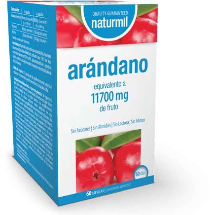 Arandano 1700mg 60 Capsulas | Naturmil - Dietetica Ferrer