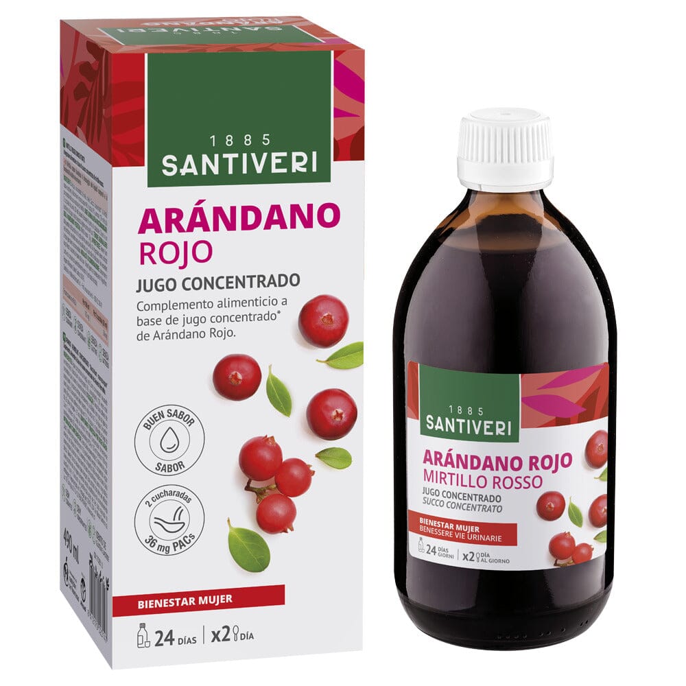 Arandano Rojo Concentrado 490 ml | Santiveri - Dietetica Ferrer