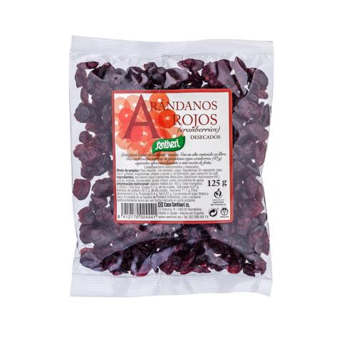 Arandanos Rojos Desecados 125 gr | Santiveri - Dietetica Ferrer