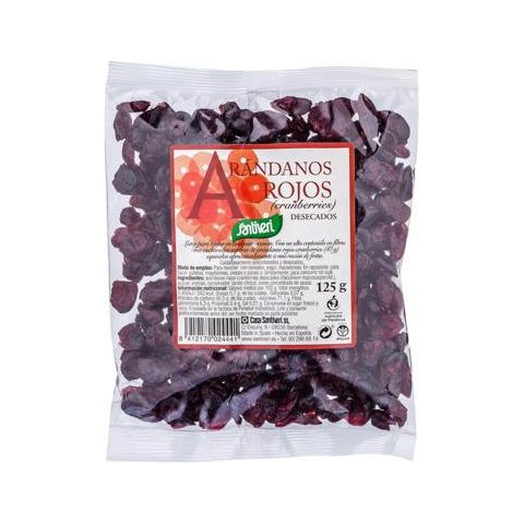 Arandanos Rojos Desecados 125 gr | Santiveri - Dietetica Ferrer