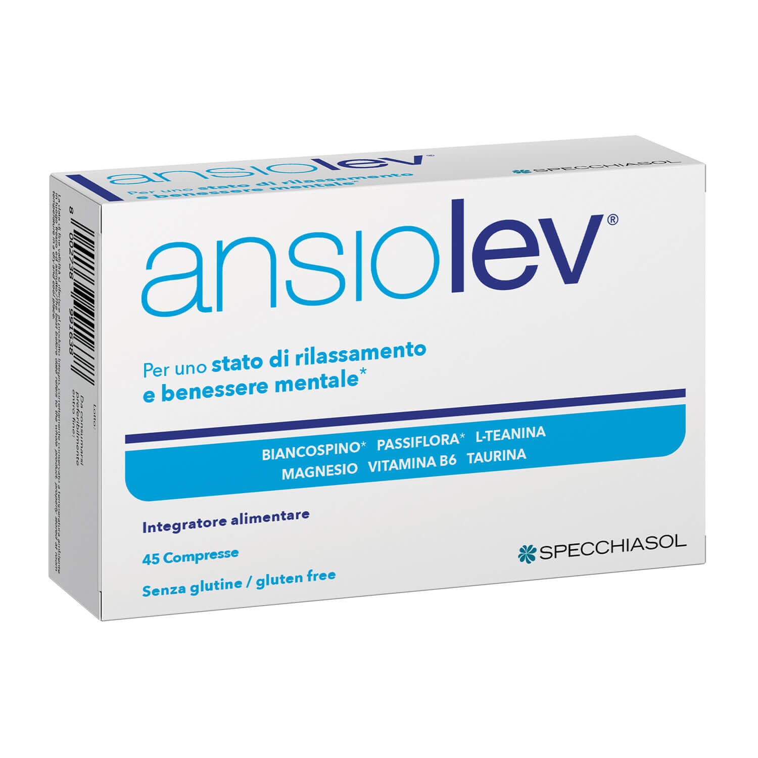 Ansiolev 45 Comprimidos | Specchiasol - Dietetica Ferrer
