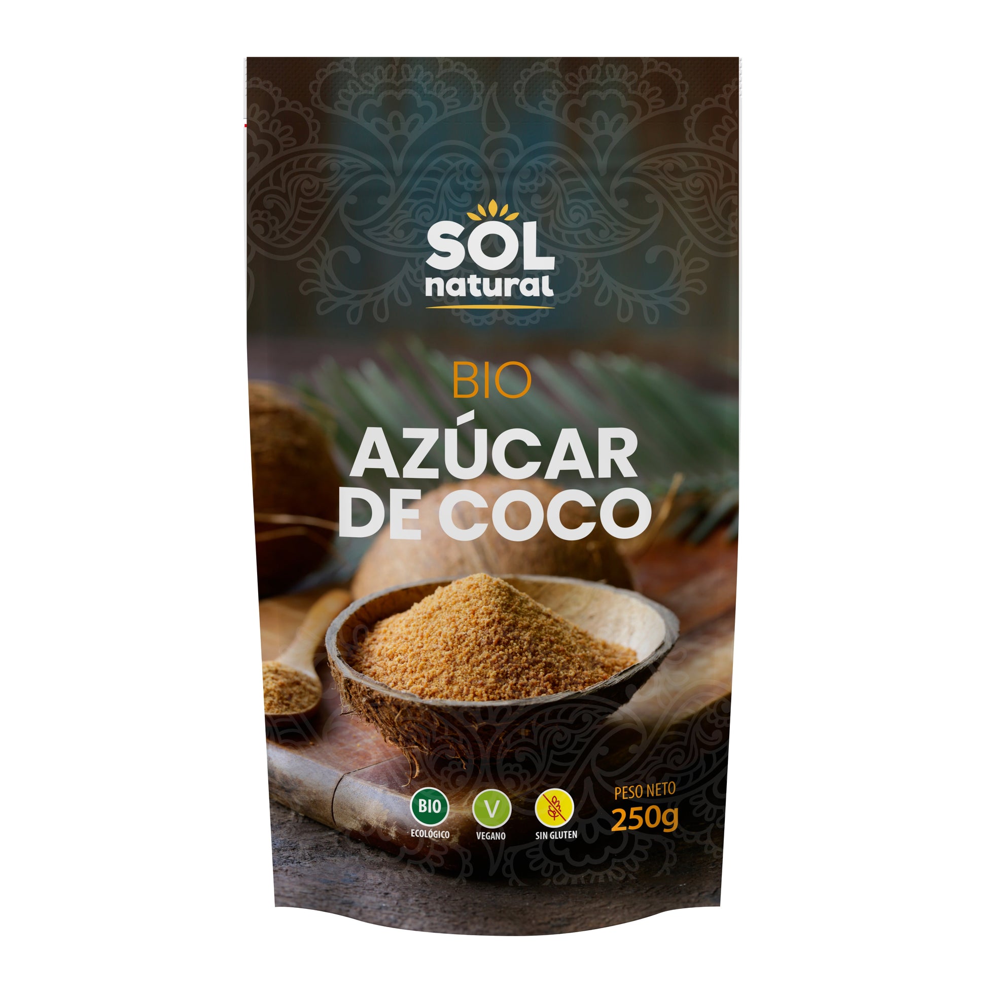 Azucar de Coco Bio 250 gr | Sol Natural - Dietetica Ferrer