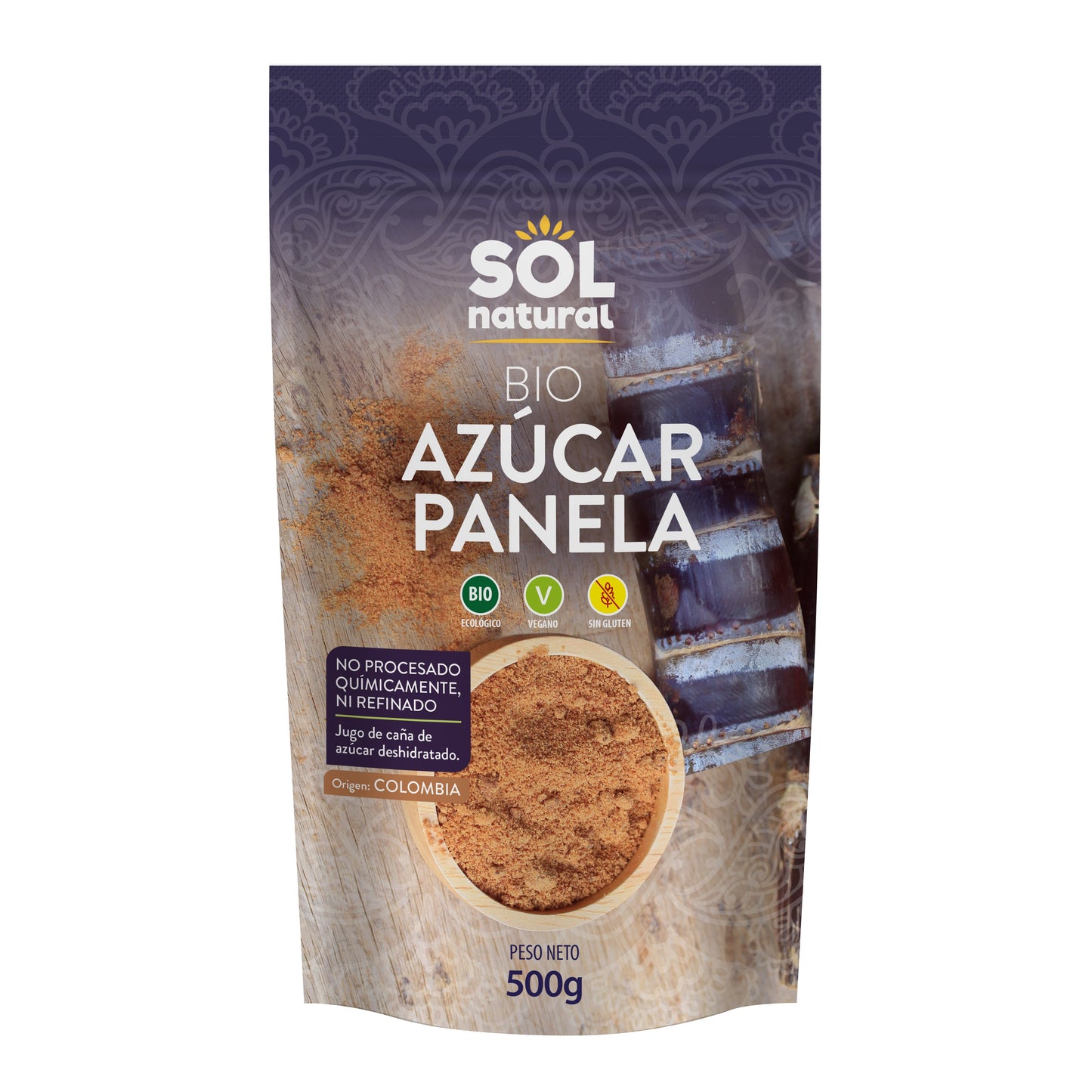 Azucar de Panela Bio | Sol Natural - Dietetica Ferrer