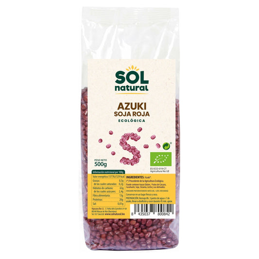 Azuki Bio 500 gr | Sol Natural - Dietetica Ferrer