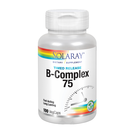 B Complex 75 100 Capsulas | Solaray - Dietetica Ferrer