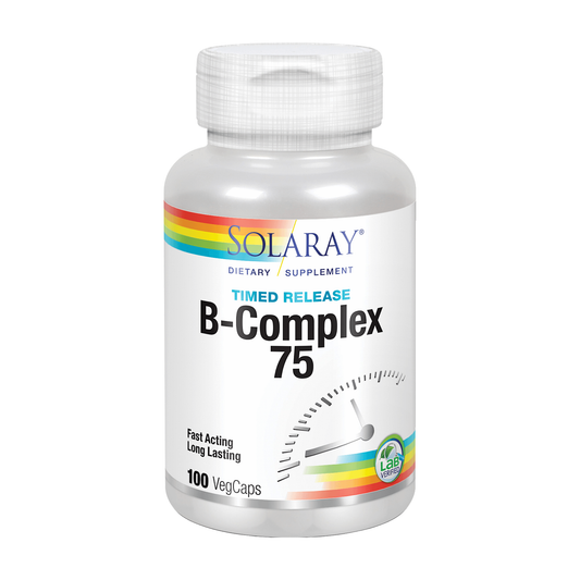 B Complex 75 100 Capsulas | Solaray - Dietetica Ferrer