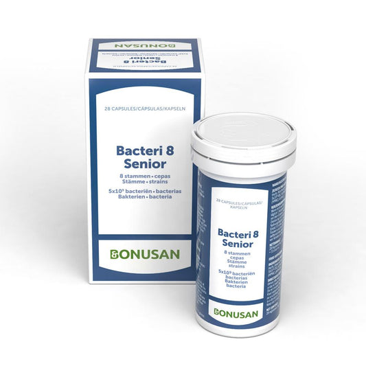 Bacteri 8 Senior 28 capsulas | Bonusan - Dietetica Ferrer