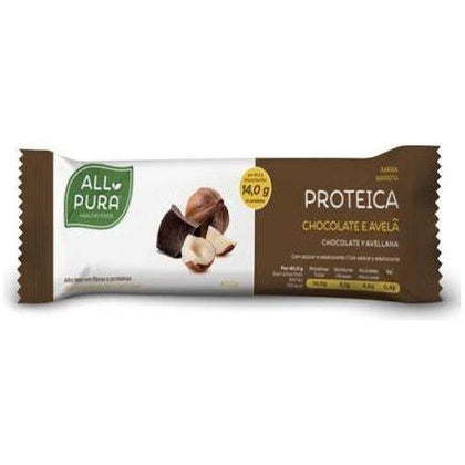 Barritas Proteicas Chocolate y Avellana 24 Barritas | All Pura - Dietetica Ferrer