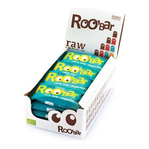 Barrita De Chia y Coco Bio Caja 20 barritas | RooBar - Dietetica Ferrer